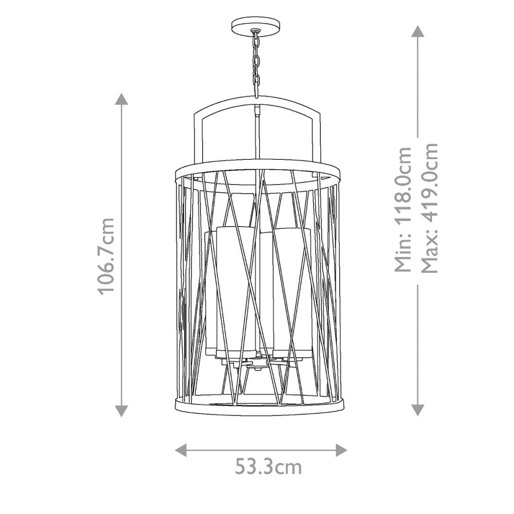 Подвесной светильник Hinkley Lighting, Арт. HK-NEST-P-C-SL