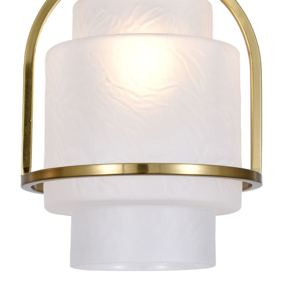 Подвесной светильник 24 см, Indigo Aura 11069/1P White V000595, бронза