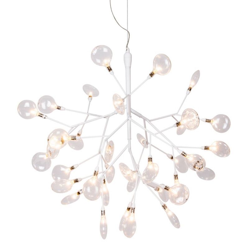 Светильник подвесной 72 см, Crystal Lux EVITA SP36 WHITE/TRANSPARENT Белый