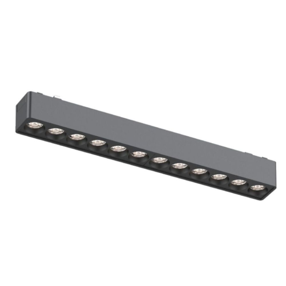 Трековый магнитный светильник 23 см, 12W, 3000-6000K, Aployt Magnetic track 48 APL.0100.01.12, черный