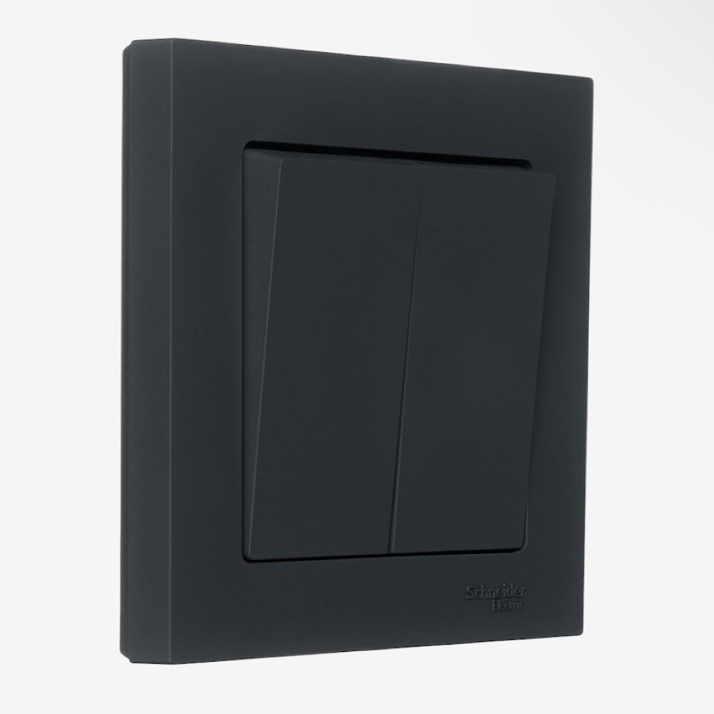 Радиовыключатель клавишный HiTE PRO BASE-2 (Черный, без рамки) HPSW-BASE2-BL