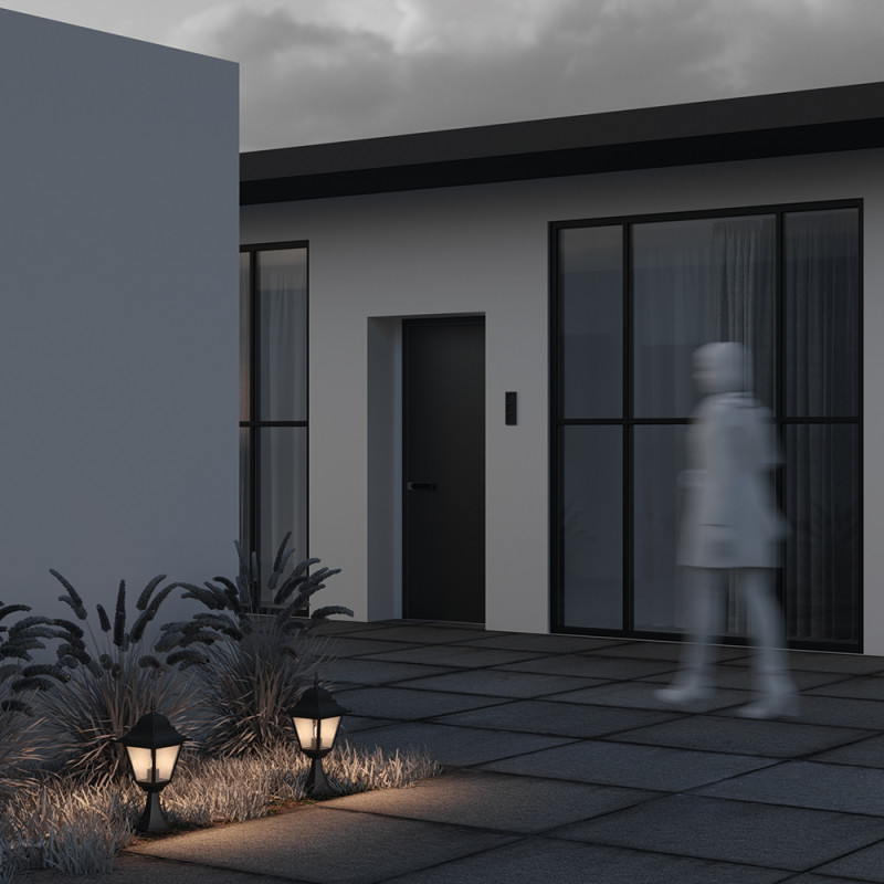 Уличный светильник 45 см Maytoni Abbey Road O004FL-01B, черный