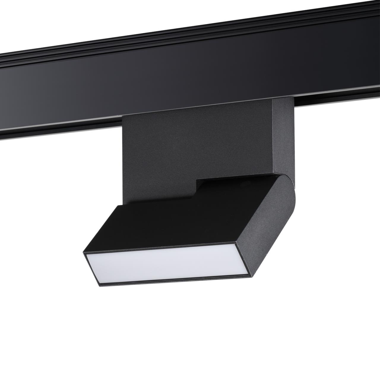 Трековый светодиодный светильник Novotech Kit 358534, 10W LED, 4000K, черный