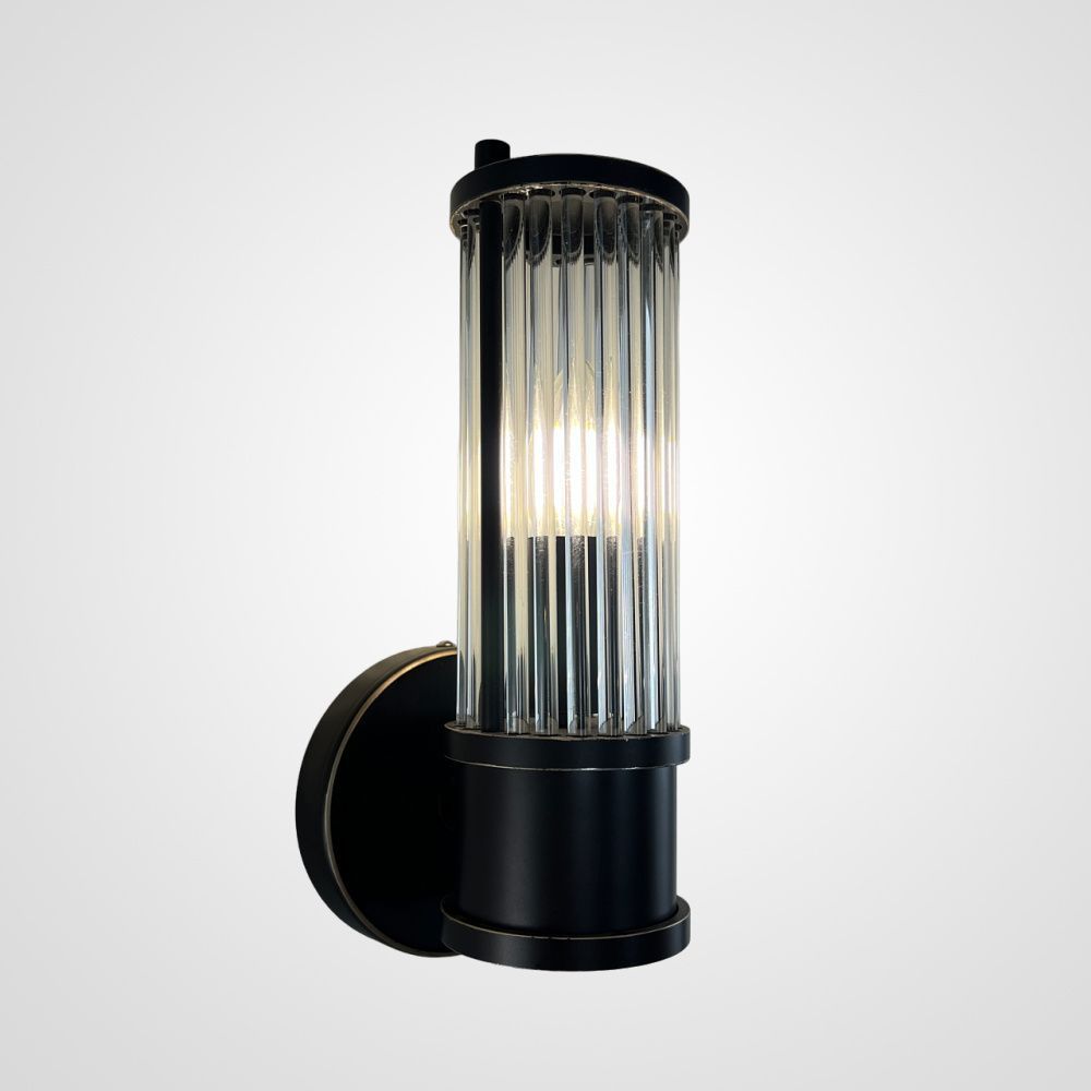 Бра Ralph Lauren Allen Single Sconce 13*12*27 см, 1*E14*60W, ImperiumLoft 44.664, Чёрный
