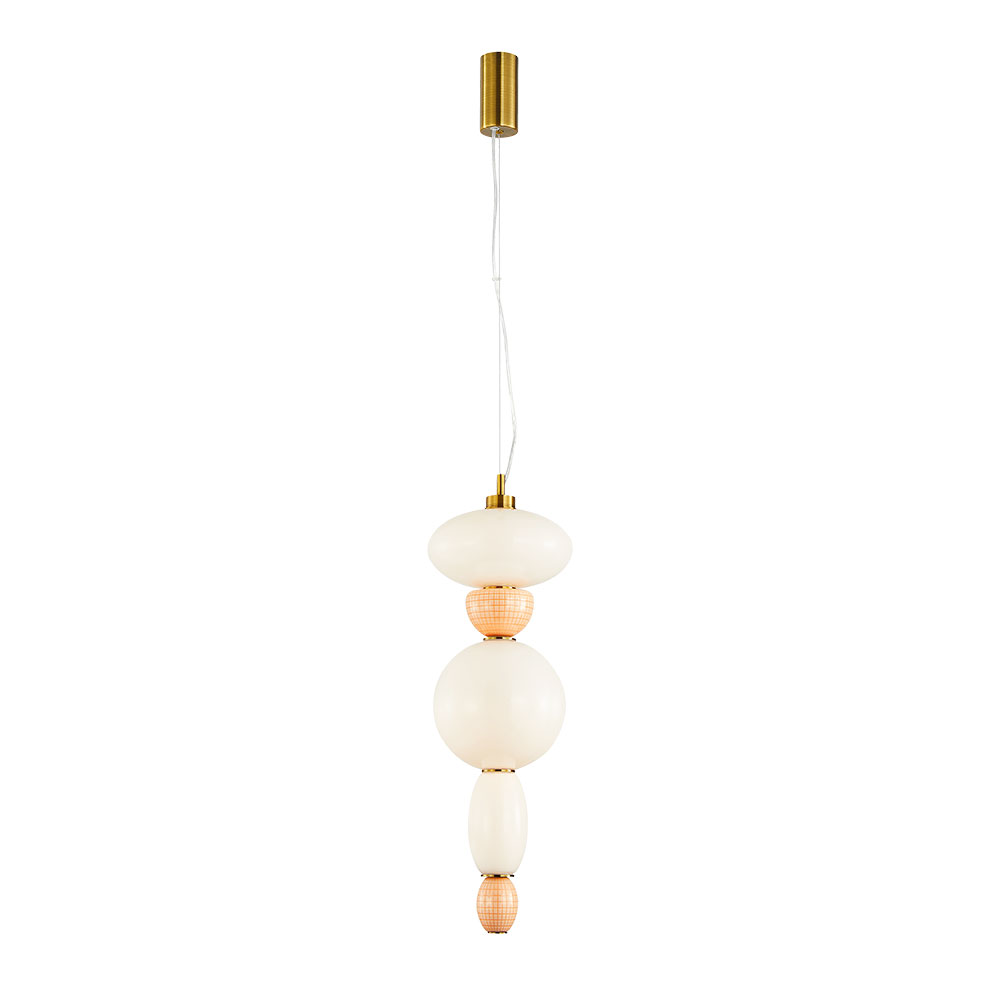 Подвесной светильник 70*22*22 см, 1*LED, 24W, 3000K Divinare Ambra 5016/17 SP-24, Латунь
