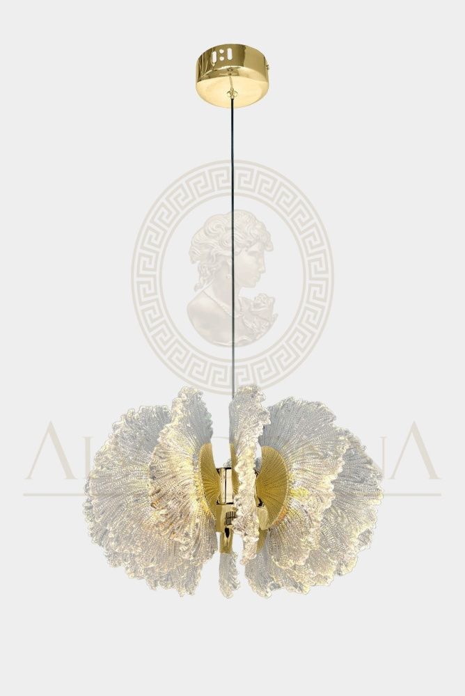 Люстра 8846-330, D330 / H180 мм LED, 36W, 3000/4000/6000K, Alva Donna, Золото