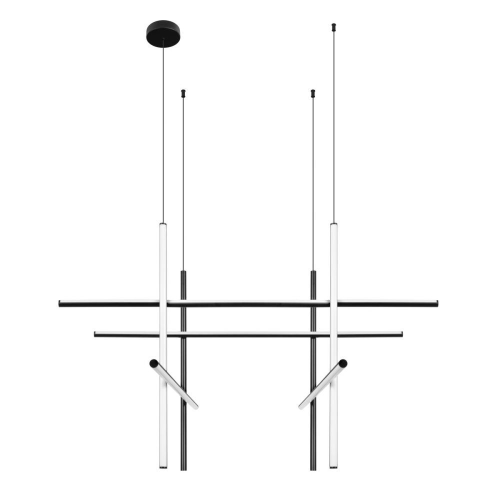 Подвесной светильник 120 см, 60W, 3000K, LOFT IT Coordinates 10393/B Black, черный