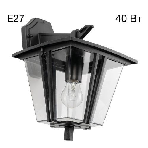 Уличный настенный светильник 33 см, Citilux FORTS CLU10W , черный