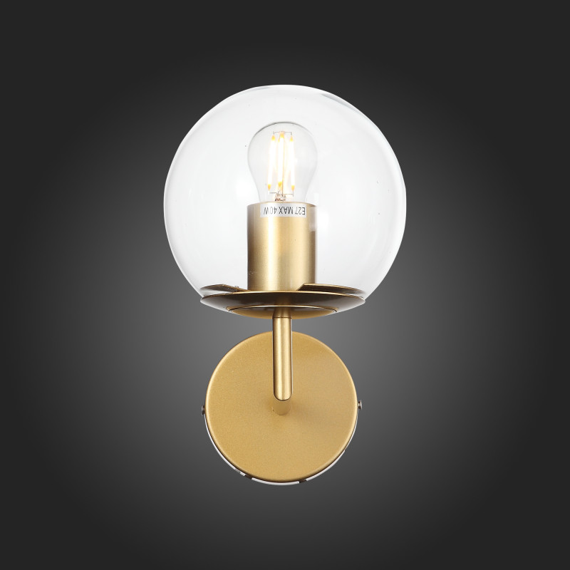 Светильник настенный 15 см, 40W, ST LUCE LIORA SL1150.201.01 Матовое золото