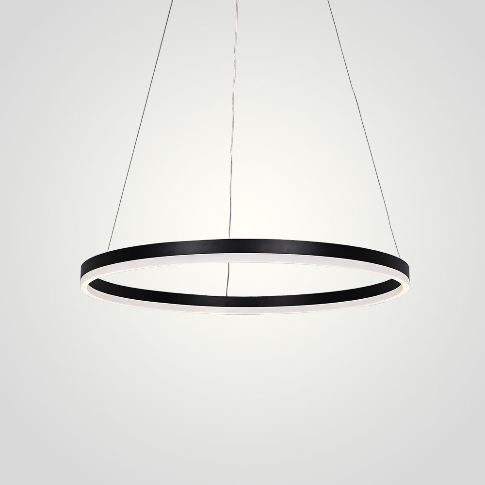 Подвесная люстра CRUISE ONE LUX D60 60*60*150 см, 1*LED*30W, 3000, 4000, 5000K, ImperiumLoft cruise-one-lux01, Чёрный