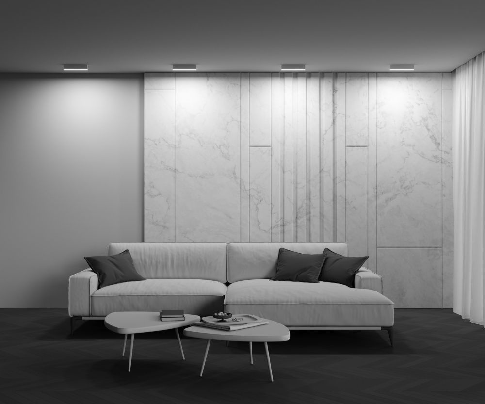 Светильник  C068CL-20W3-6K-W 25,1*2,5*-5 см, *LED*20W, K, Maytoni technical Basis C068CL-20W3-6K-W, Белый