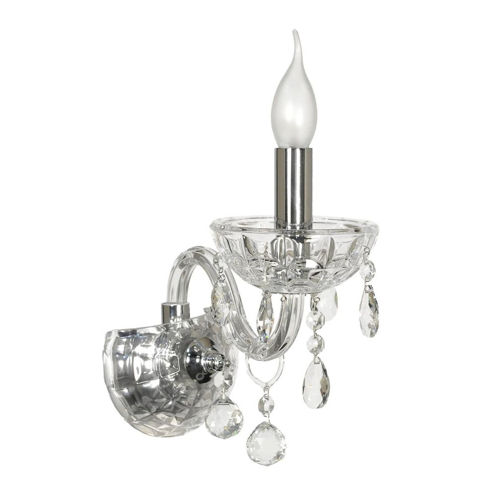 Бра *16*32 см, 1*E14*40W, Arti Lampadari Lubrenze Nickel Lubrenze E 2.1.1.600 N, Матовый никель