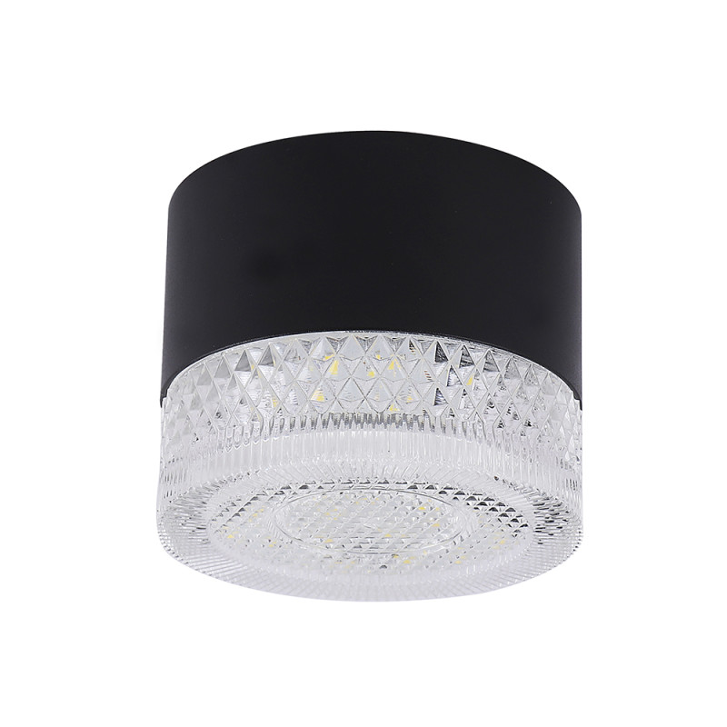 Светильник 8*6 см, LED*12W 4000K черный Crystal Lux CLT 140C80 BL 4000K