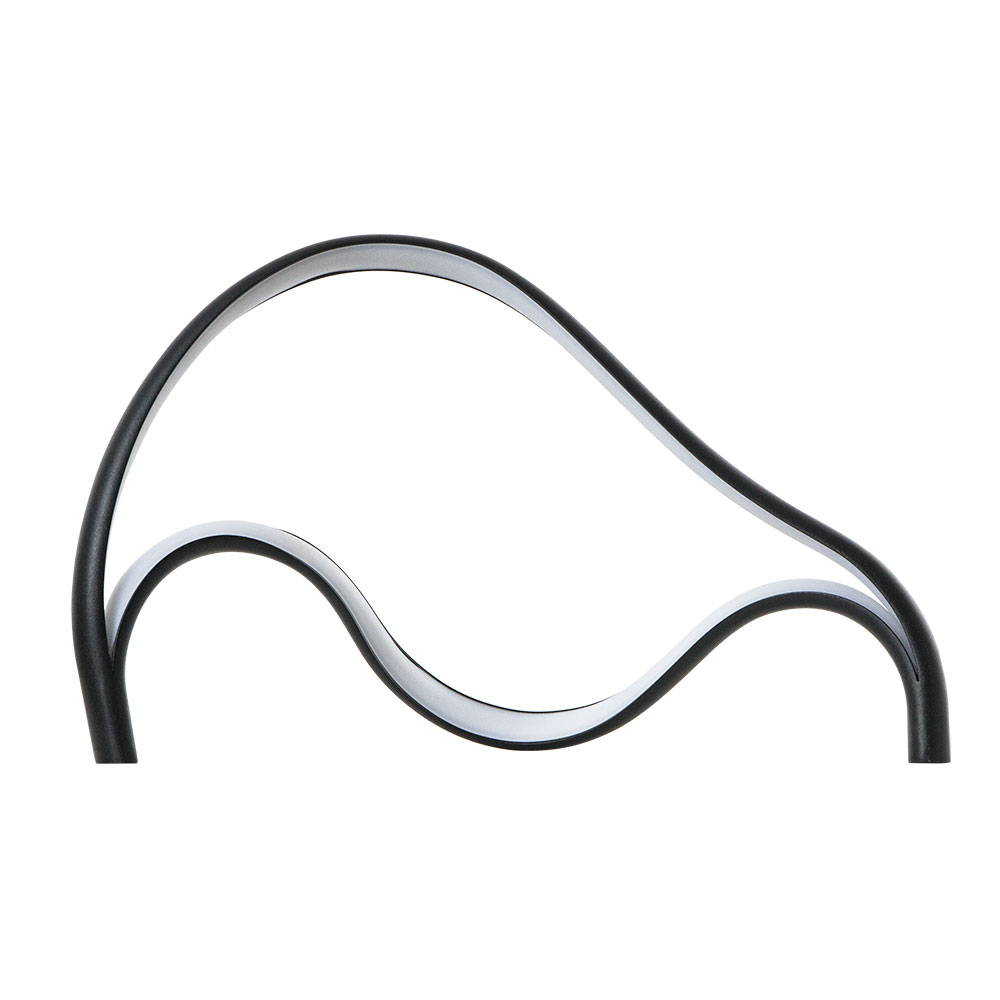 Настольная лампа 17*40*19 см, 1*LED, 13W, 3000K Arte Lamp Hyperbola A1987LT-12BK, Черный