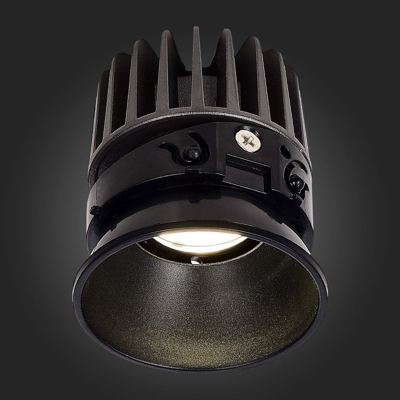 Светодиодный модуль 7 см, 7W 3000K ST LUCE SHIFT ST851.438.07 Черный