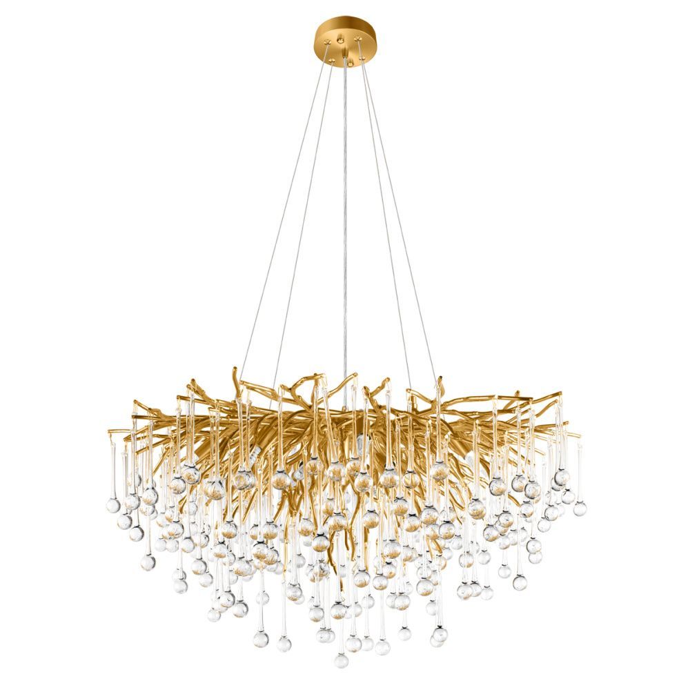 Люстра *80*45 см, 15*G9*5W, Loft It Drops 10377/800, Золото