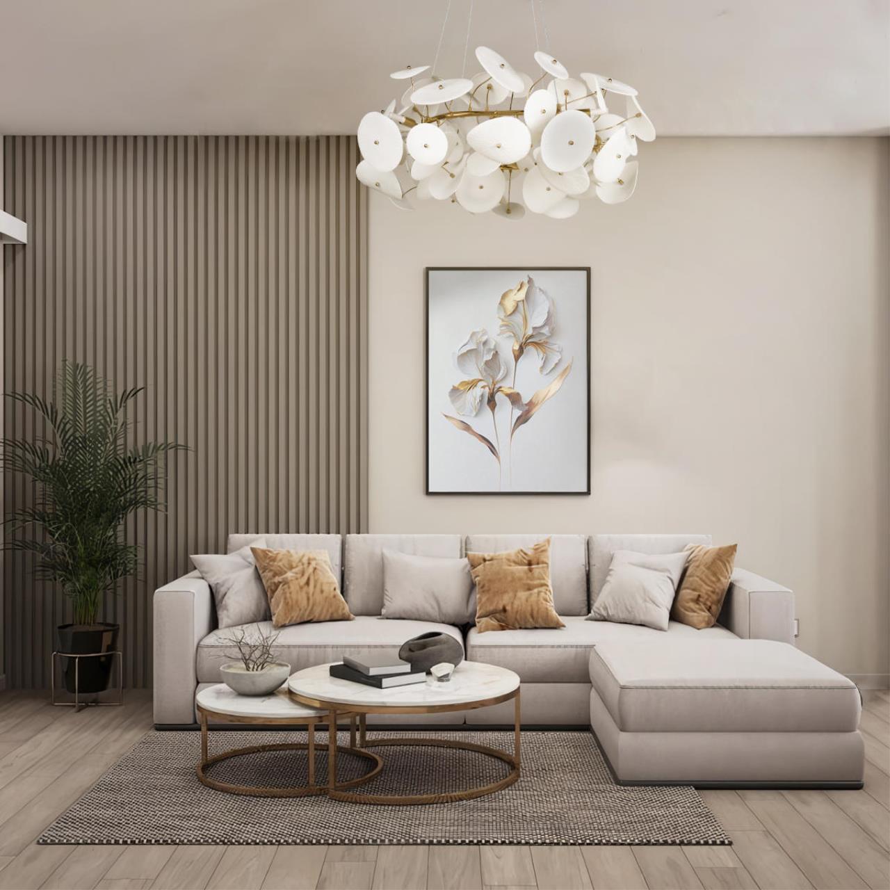 Светильник 80 см, LOFT IT Paradise 10234/800, золото