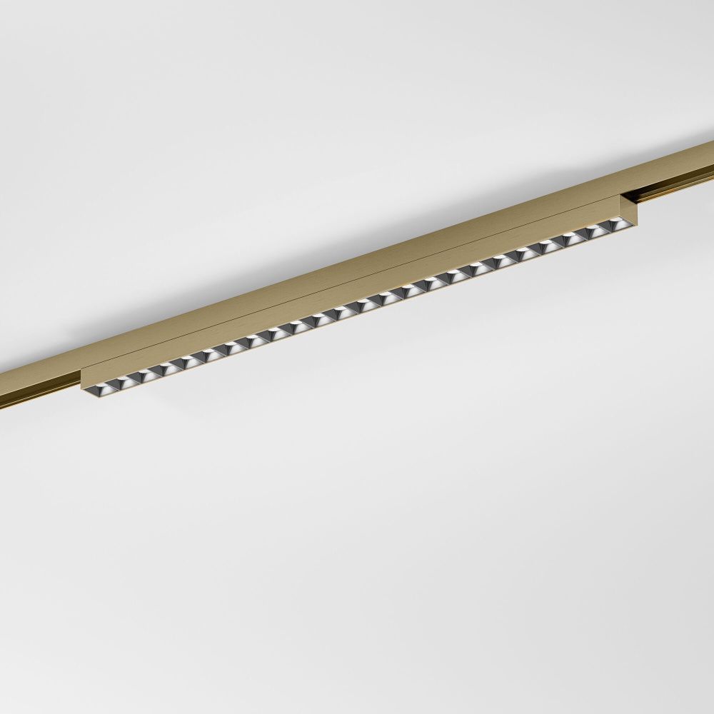 Brass Line Трековый светильник 20W 4000K латунь 85529/01 Elektrostandard Line Magnetic 4690389218750, a071850