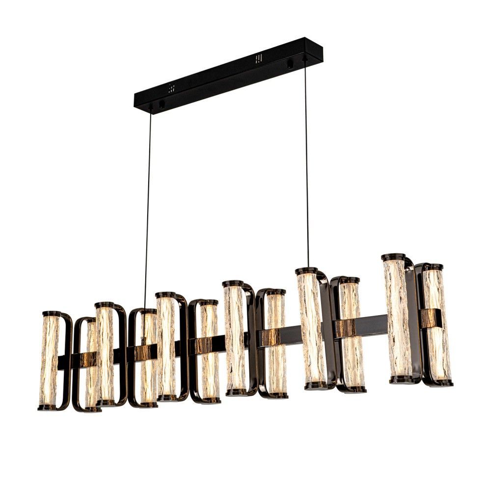 Светильник 120*21*26,5 см, LED*43W, 3000-6000K, Modestyle  MS.2340.1200 BK, Чёрный