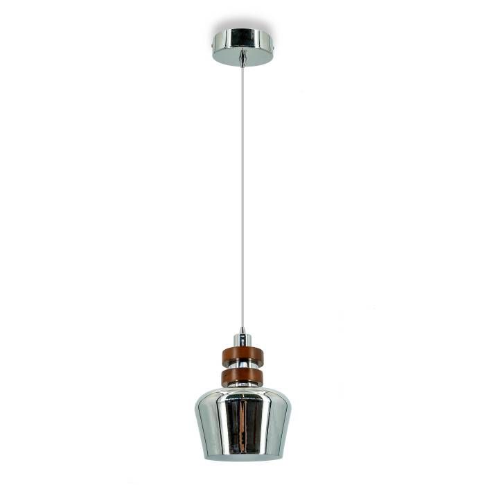 Светильник подвесной *26-200 см, 1*E27*7W, Lightera Guaviare LE105L-15C, Хром