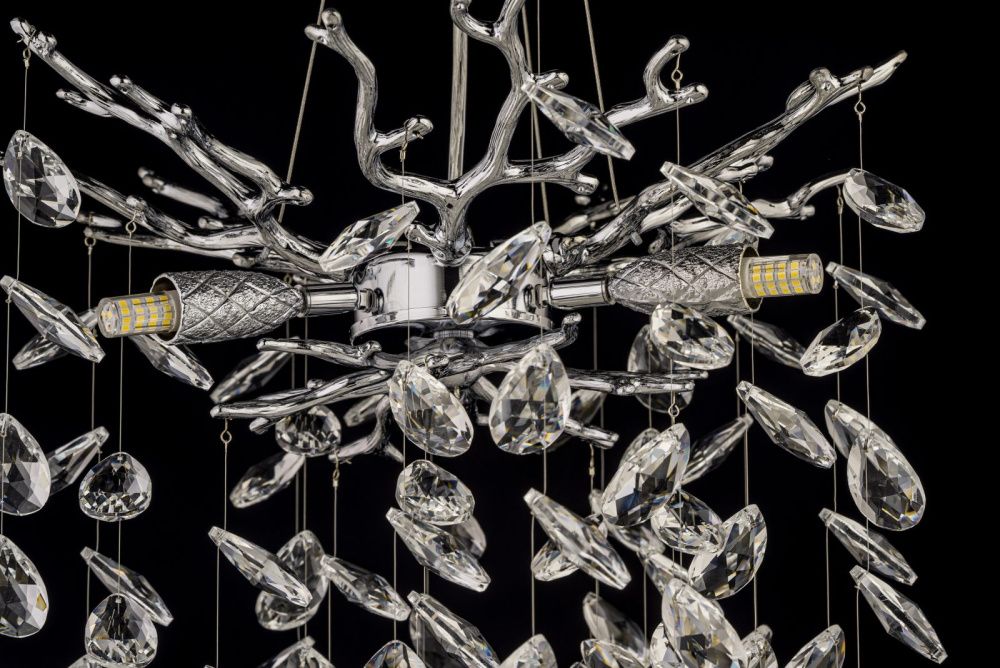 Люстра подвесная *37* см, 3*G9*40W, Dio D`arte Tavenna Nickel Tavenna H 1.5.32.638 N, никель