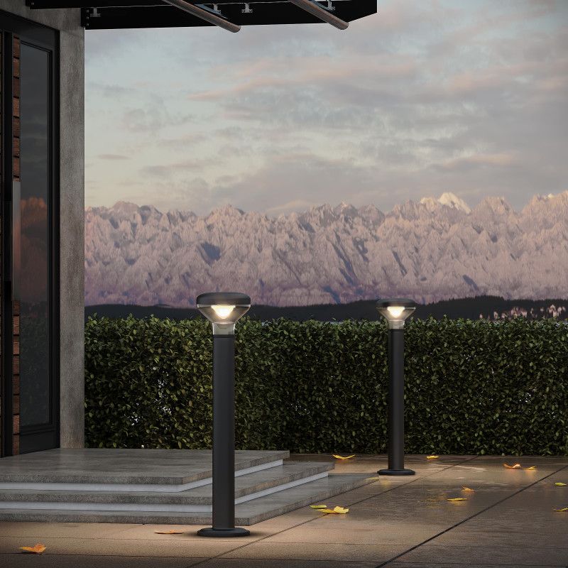 Садово-парковый светильник *13*65 см, *LED*6W, 3000K, ST-Luce DROP SL9541.705.01, серый