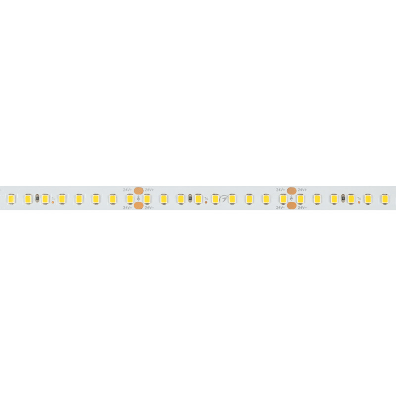 Лента RT-A144-10mm 24V Warm3000 (7.7 W/m, IP20, 2835, 5m) (Arlight, высок.эфф.200 лм/Вт) 038782. Цена указана за 5 метров. Продается кратно 5 метрам.
