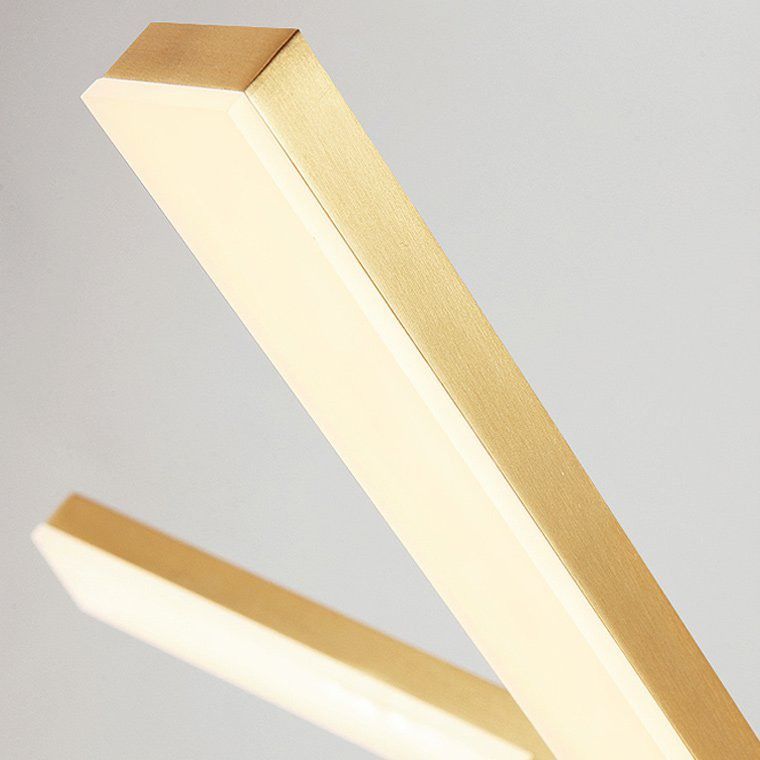 Люстра на штанге ORTON на 3 D96 Gold 16*23*23 см, 6*LED*6W, ImperiumLoft 241024-26, Золотистый