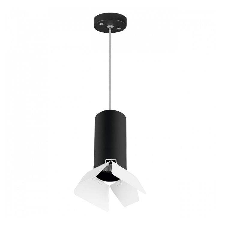 Светильник подвесной Lightstar Rullo RP487436, белый-черный