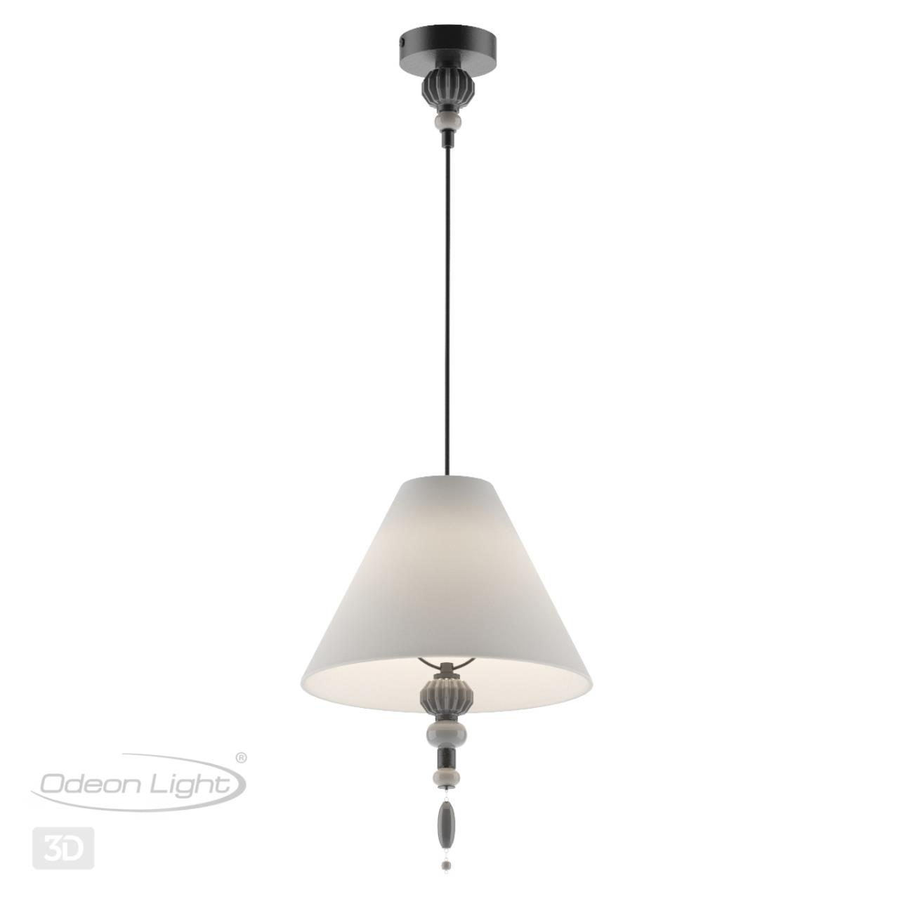 Светильник 30 см, Odeon Light Sochi 4896/1, черный