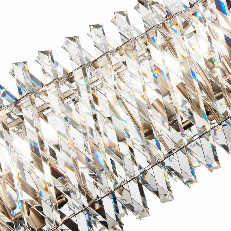 Люстра подвесная 100*35 см, ST LUCE FABIO SL1170.103.12 Никель