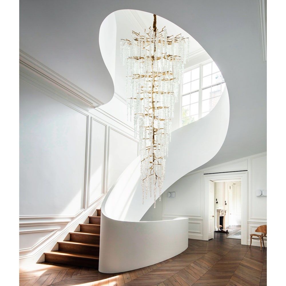 Подвесная люстра 90*220/330 см, 22*G9 MODESTYLE MS.2120.2200 золото