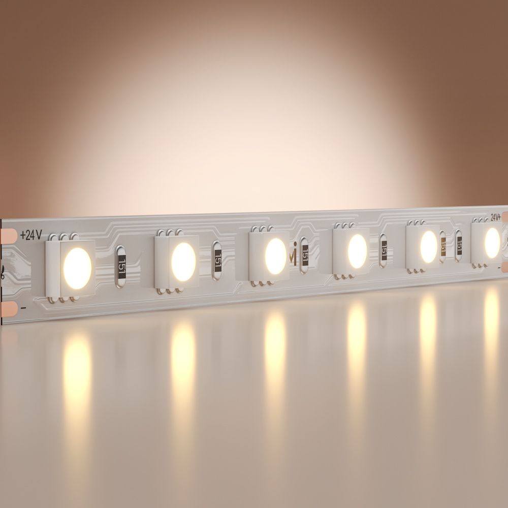 Светодиодная лента Base 24В 5050 14,4Вт/м 3000K 5м IP 20 201189 Maytoni Technical, цена за метр, катушкой по 5 м