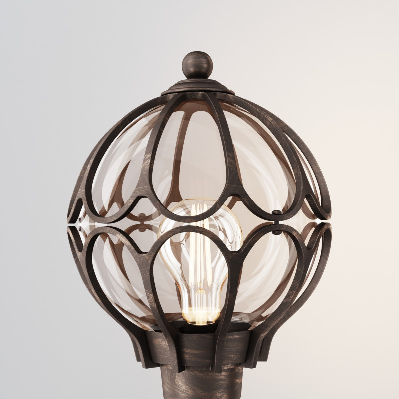 Ландшафтный светильник 42 см Maytoni Via O024FL-01G, черный с золотом