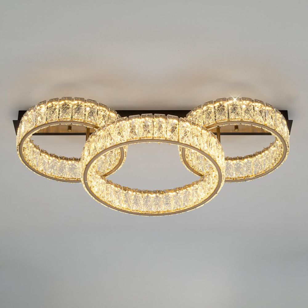 Светильник 75 см, 45W, 3000K, Citilux PALANT CL325162 LED, черный-бронза