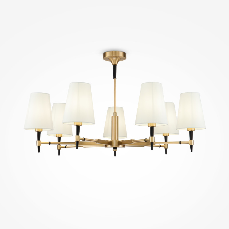 Подвесная люстра Maytoni Zaragoza H001CL-07BS, латунь, диаметр 88см