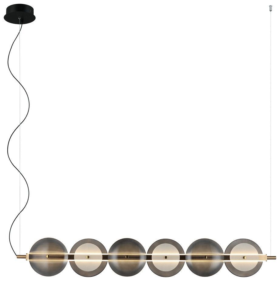 Подвесной светильник 100 см, 29W, 3000K, Velante 220-043-06, черный