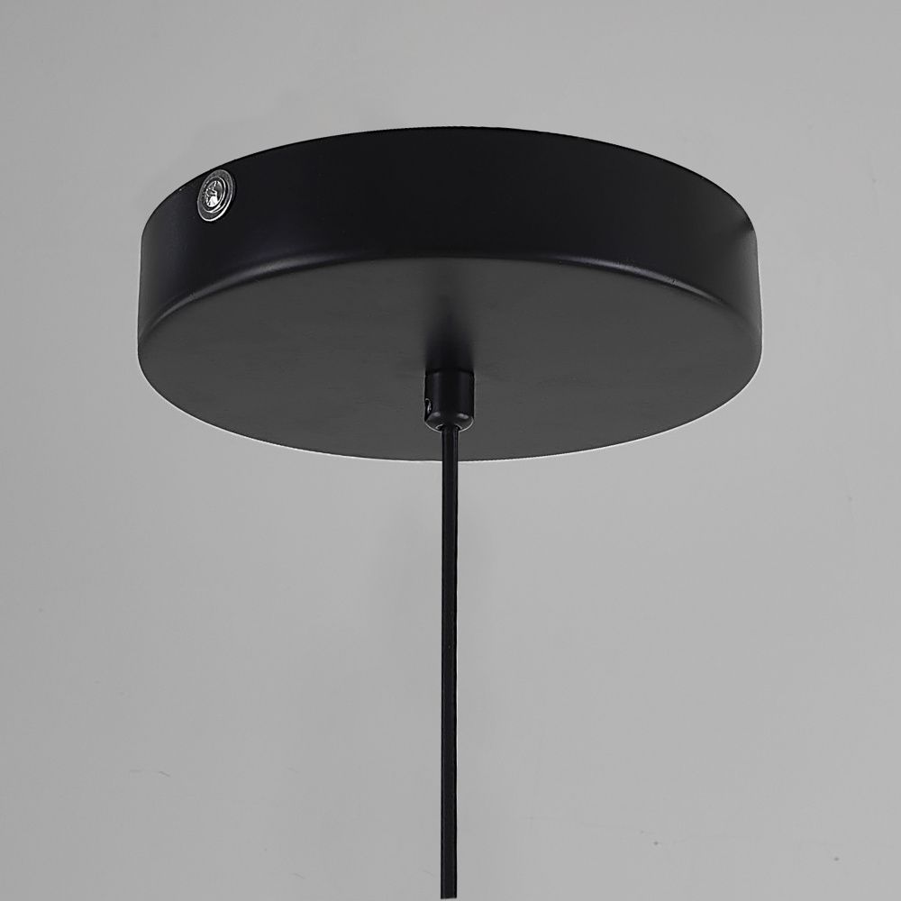Подвесной светильник SUSPENSION CERCLE ET TRAIT – GRAPHITE SATINE L170 170*45*45 см, 1*LED*25W, 3000K, ImperiumLoft 40.1282-0, Чёрный
