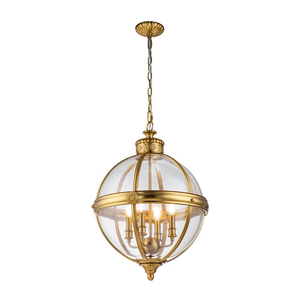 Люстра *50*76-236 см, E14*60W, Natural Concepts Feiss Adams QN-BOOKER8-S-IA, состаренное золото