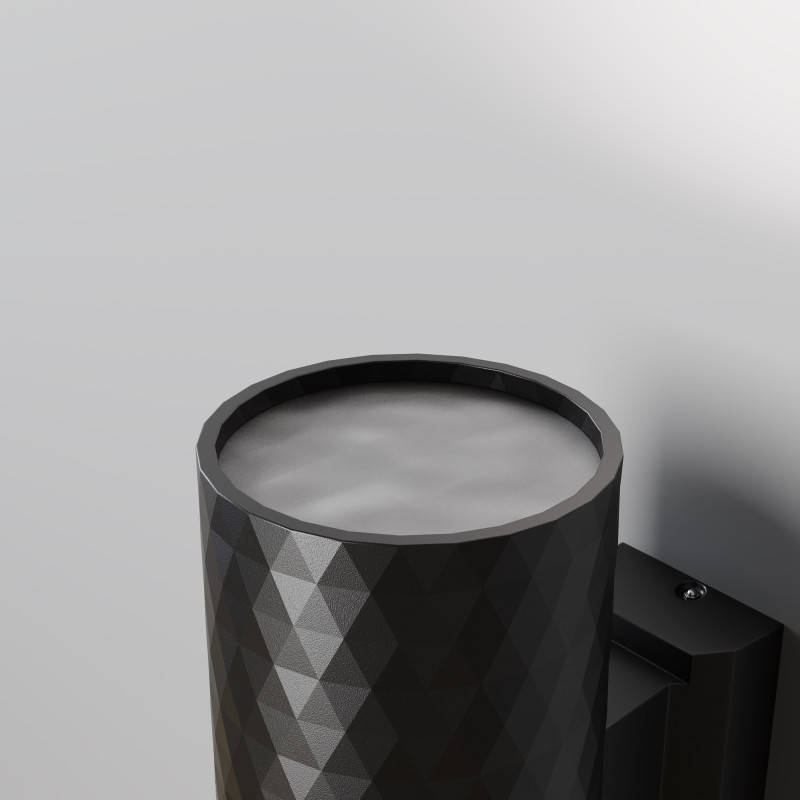 Светильник настенный 6,5*6,5*19 см, 2*GU10, 100W, Maytoni Bowery O583WL-02B черный