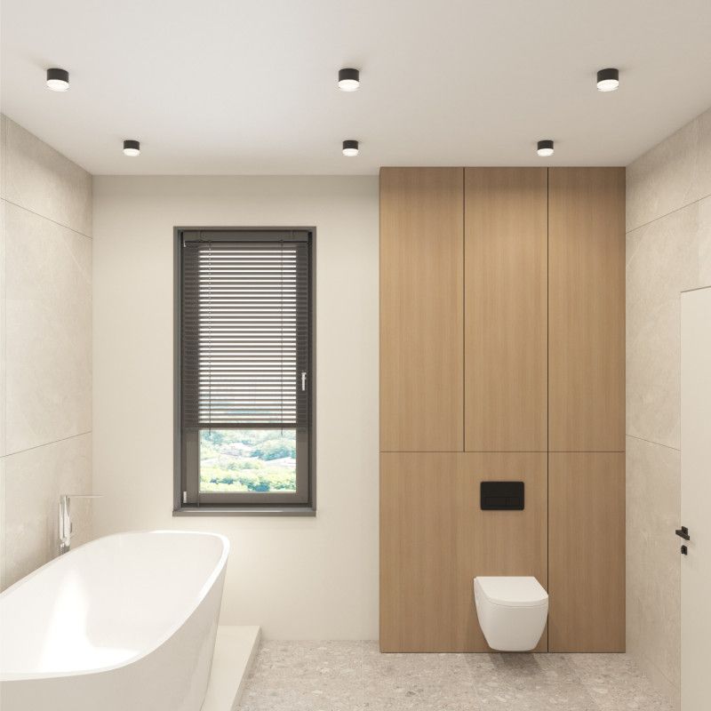 Влагозащищенный светильник *8,3*6,5 см, 1*GX53*15W, Denkirs Aqua DK-DH2610-BK, черный