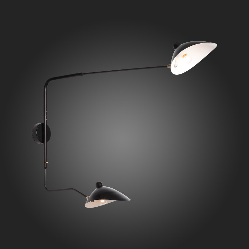 Светильник настенный 18 см, ST LUCE SPRUZZO SL305.401.02 Черный