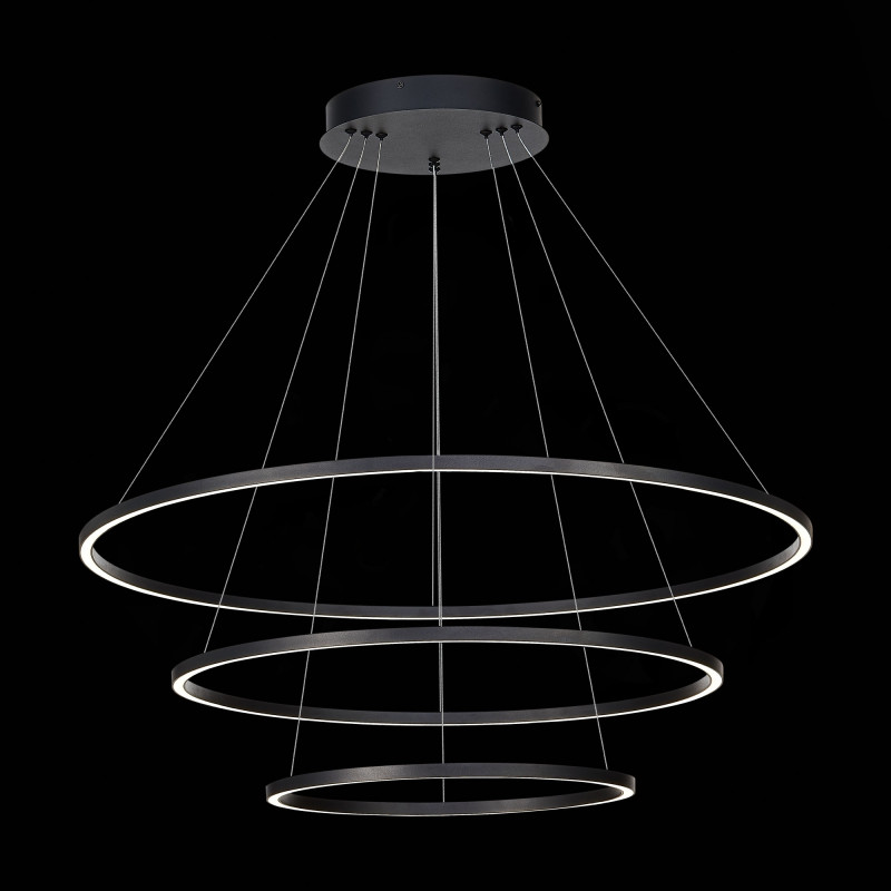 Cветильник подвесной SMART 80 см, 114W 2800-6500K ST LUCE Подвесные светильники ST605.403.114 Черный