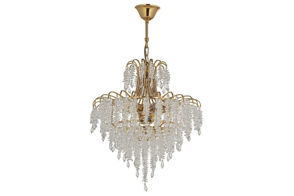 Люстра подвесная *50*50 см, 8*E14*40W, Arti Lampadari Erli Gb Erli E 1.5.50.105 GB, Золото с чернением