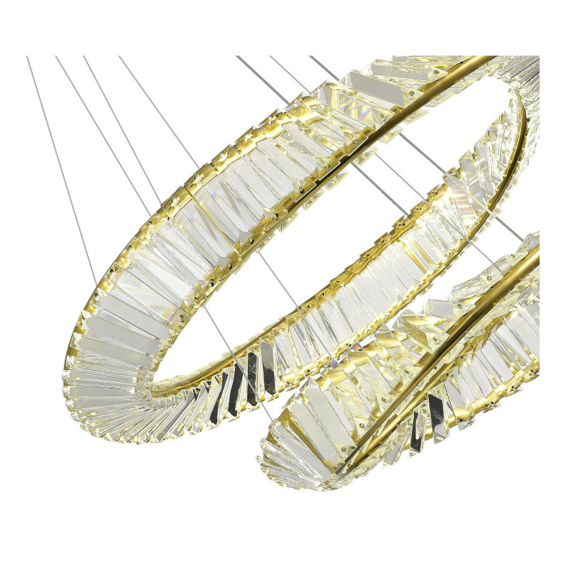 Светильник подвесной 60*200 см, LED*1*52W, 4000K, St Luce Ritorto SL6204.301.02, Латунь