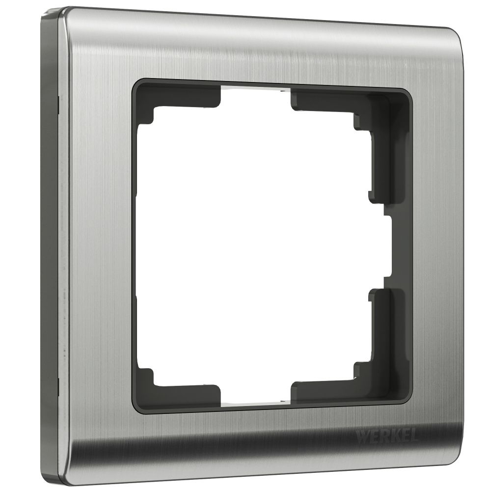 W0011602/ Рамка на 1 пост Metallic (глянцевый никель)