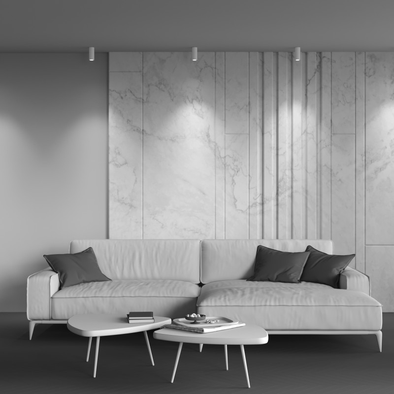 Накладной светильник 5,2*5,2*12,5 см,  LED, 12W, 3000К, Maytoni Technical FOCUS LED C056CL-L12W2.7K-W-W белый