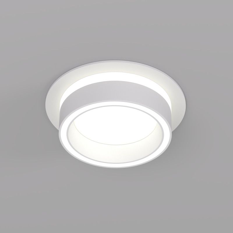 Светильник встраиваемый *11*5 см, 1*GX53*15W, Denkirs NIKO DK2100-WH, белый