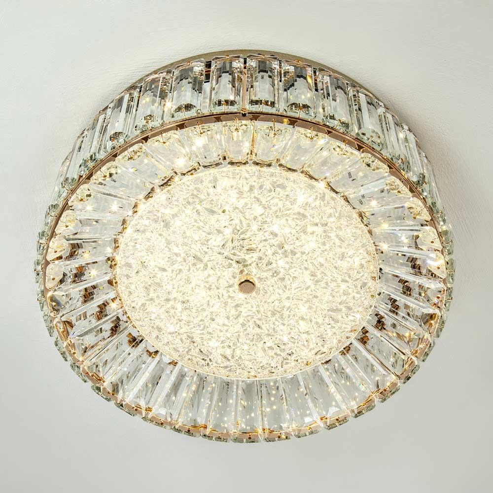 Потолочный светильник 40*40 см, LED 48W, 3000 / 6000K, Золото MODELUX ML.2305.400 GD