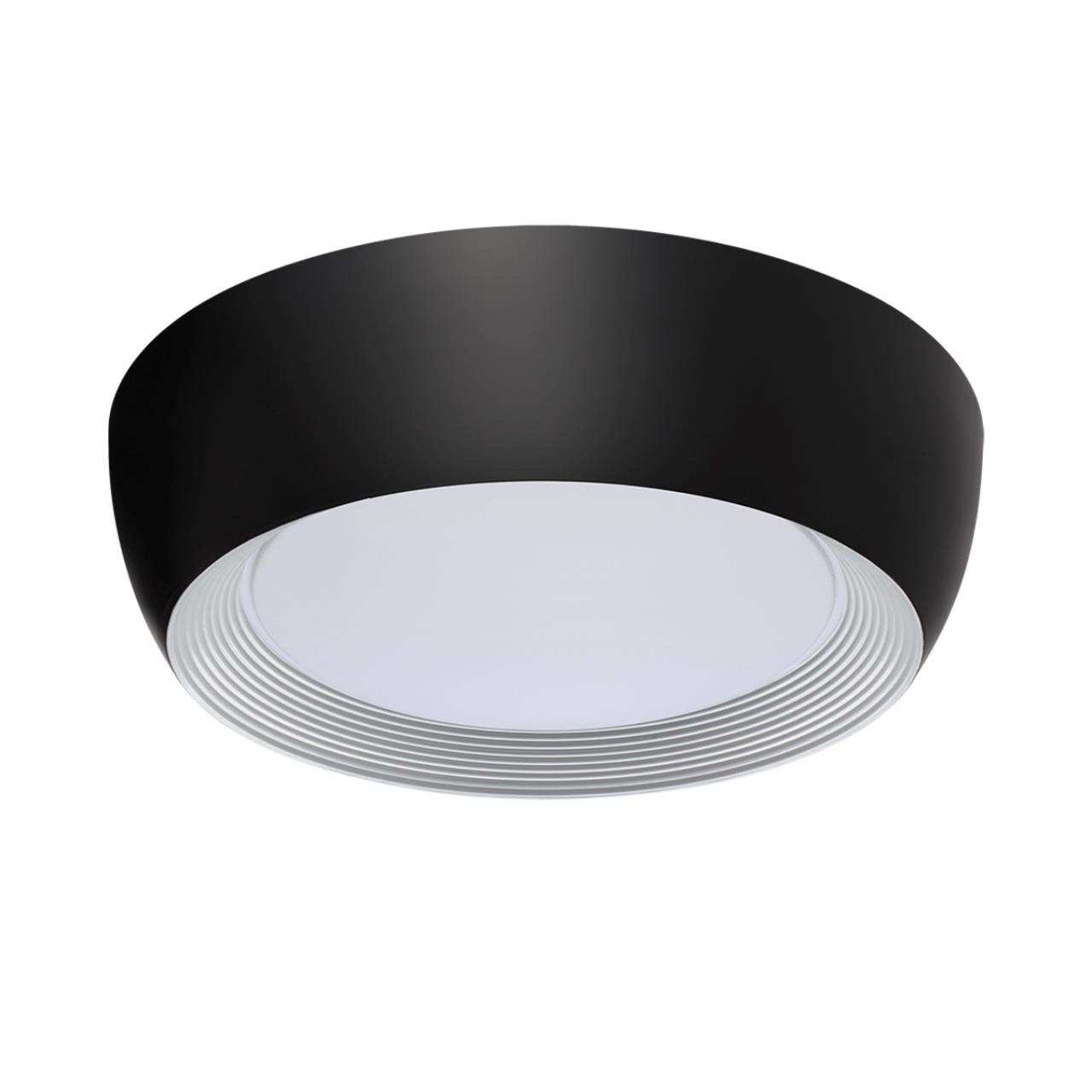 Потолочный светильник *50*12 см, LED 1*54W, 3000-4000-6500 К, Sonex Cronus 7716/54L, белый/черный